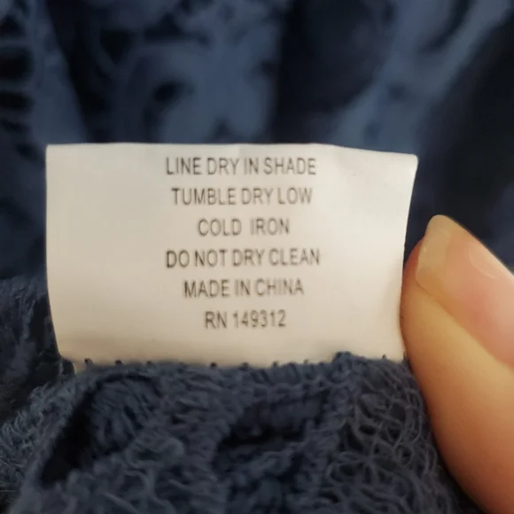 Selfie Leslie NWT blue mermaid dress lace overlay US large - Picture 4 of 7